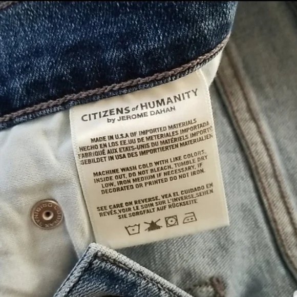 Citizen of Humanity Rocket High Rise Skinny Distressed Fizzle Jeans Size… - Picture 10 of 13